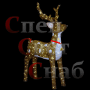 Светодиодная акриловая фигура "Олень 80х50х130см"  228LED 80х50х130см